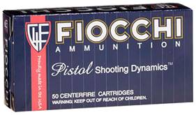 Fiocchi 38A Range Dynamics  38 Special 130 gr 950 fps Full Metal Jacket (FMJ) 50 Bx/20 Cs